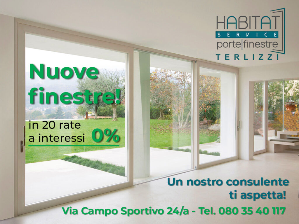 Finestre con veneziane integrate - Habitat Service - Porte, infissi,  vetrate e complementi di arredo